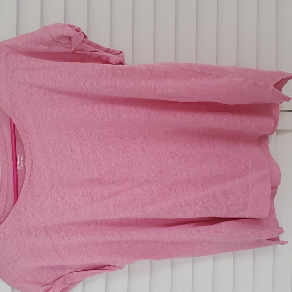 J CREW LINEN TEE SHIRT